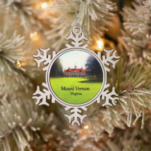 Mount Vernon Pewter Ornament