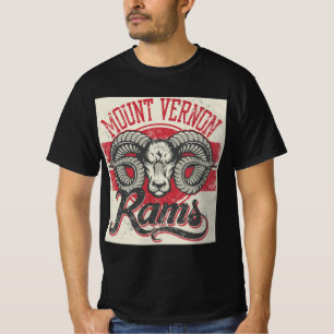 Mount Vernon Rams Vintage Graphic T-Shirt