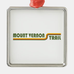 Mount Vernon Trail Metal Ornament