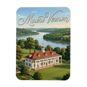 Mount Vernon Virginia Magnet