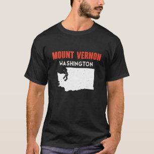 Mount Vernon Washington USA State America Travel W T-Shirt