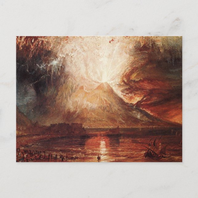 Mount Vesuvius in Eruption by J.M.W. Turner Postcard (Front)