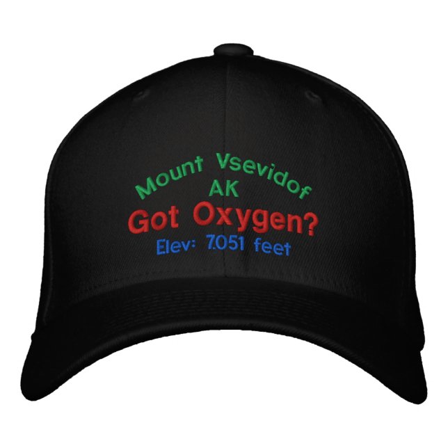 Mount Vsevidof Alaska Elevation Cap (Front)