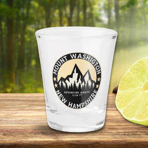 Mount Washington Forest Landscape Shot Glass