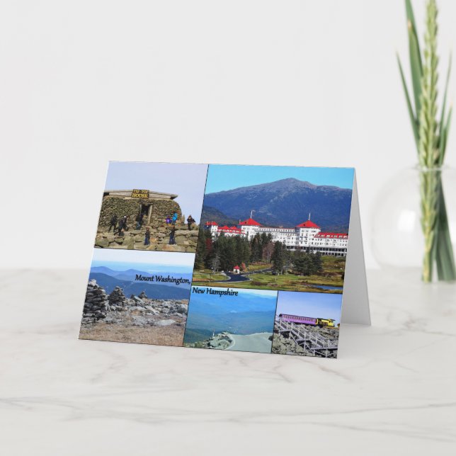 Mount Washington Greeting Card (Front)