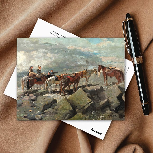 Mount Washington Horses Winslow Homer Postcard (Creator Uploaded)