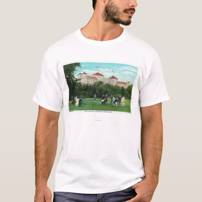 Mount Washington Hotel View of Golf Gallery T-Shirt (Front)