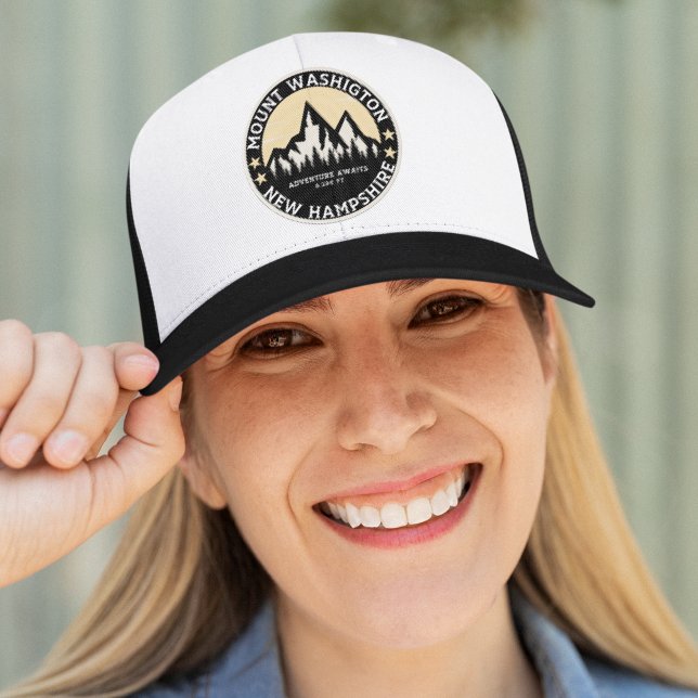 Mount Washington Mountain Landscape Souvenir Trucker Hat (Creator Uploaded)