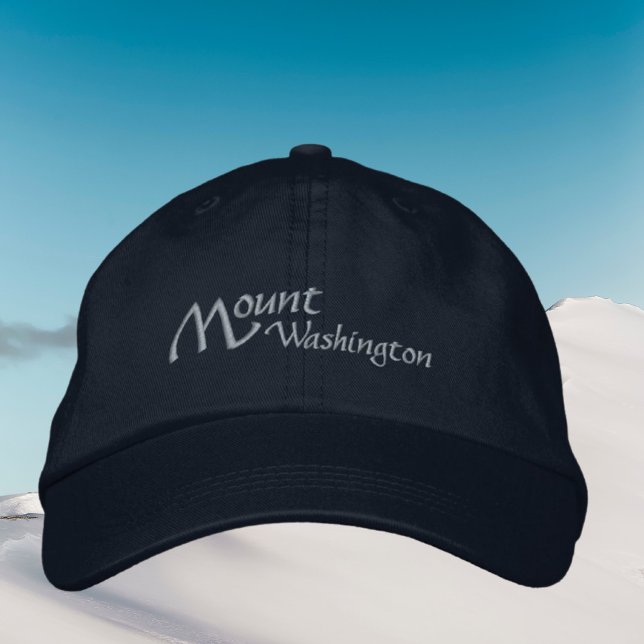 Mount Washington New Hampshire Embroidered Hat (Creator Uploaded)