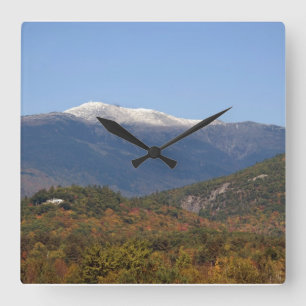 Mount Washington, New Hampshire Square Wall Clock