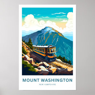 Mount Washington New Hampshire Travel Print