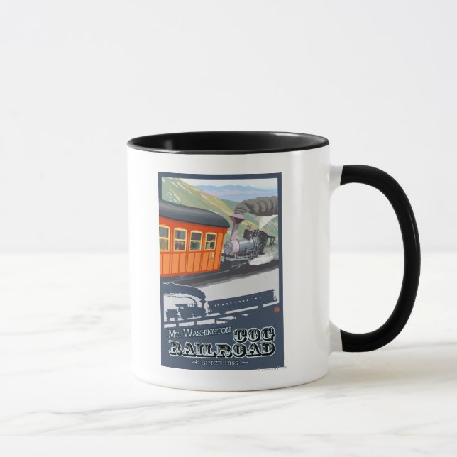 Mount Washington, New HampshireCog Railroad Mug (Right)