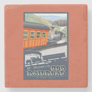Mount Washington, New HampshireCog Railroad Stone Coaster