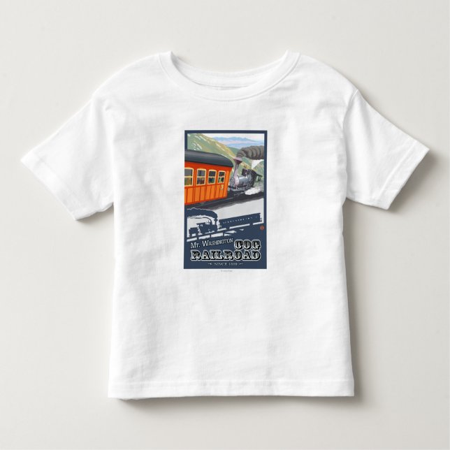 Mount Washington, New HampshireCog Railroad Toddler T-Shirt (Front)