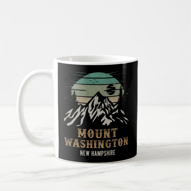 Mount Washington Nh Merchandise Hiking Mt Washingt Coffee Mug (Left)