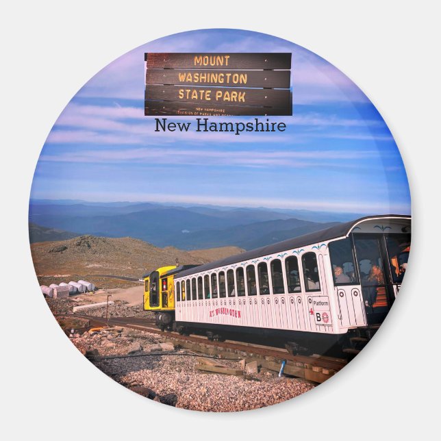 Mount Washington State Park New Hampshire Magnet (Front)