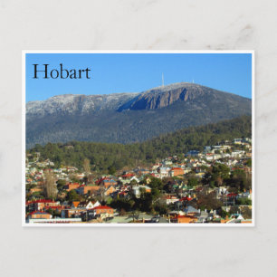 mount wellington city postcard