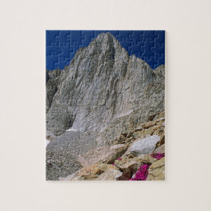 Mount Whitney And Wildflowers Jigsaw Puzzle