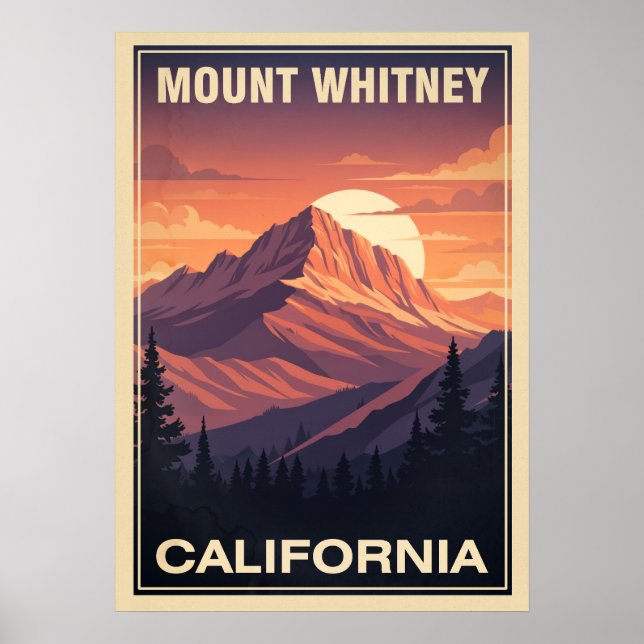 Mount Whitney California V06 Poster (Front)