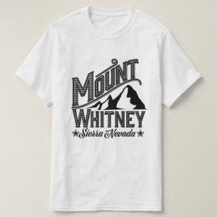 Mount Whitney Sierra Nevada Travel poster T-Shirt