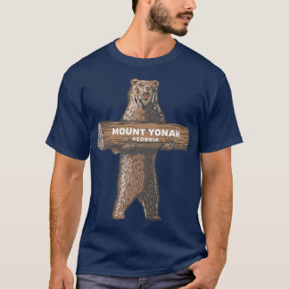 Mount Yonah Georgia GA Growling Bear Vacation Souv T-Shirt