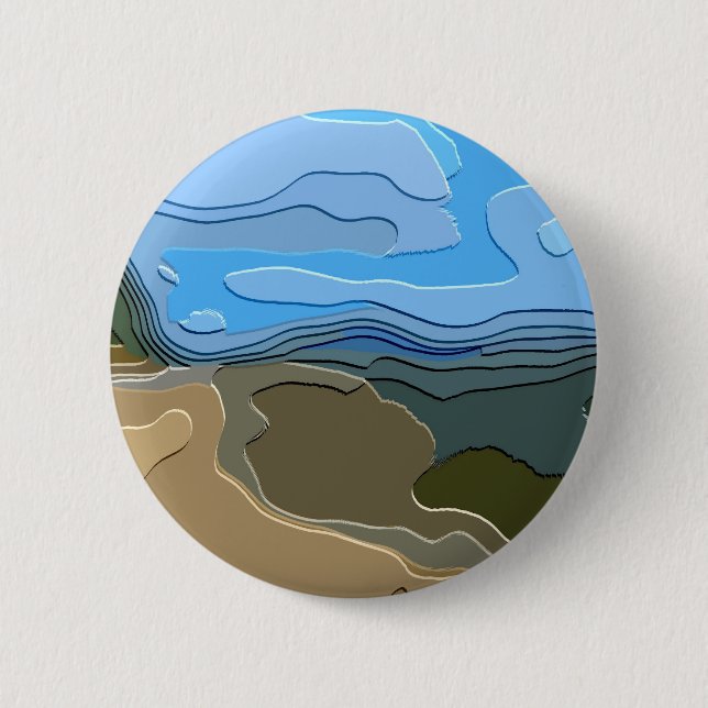 MOUNTAIN 6 CM ROUND BADGE (Front)