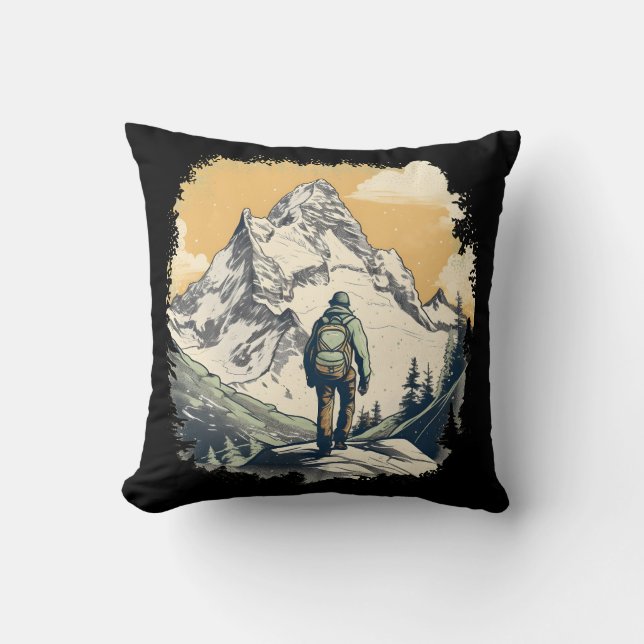Mountain Adventure Cushion (Front)