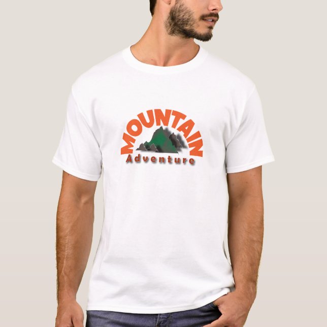 Mountain Adventure Design t-shirt, t-shirt design, (Front)