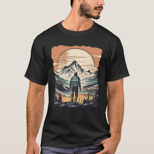 Mountain Adventure Hiking T-Shirt (Front)
