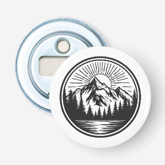 Mountain Adventure Logo | Camping Badge | Outdoor Bottle Opener