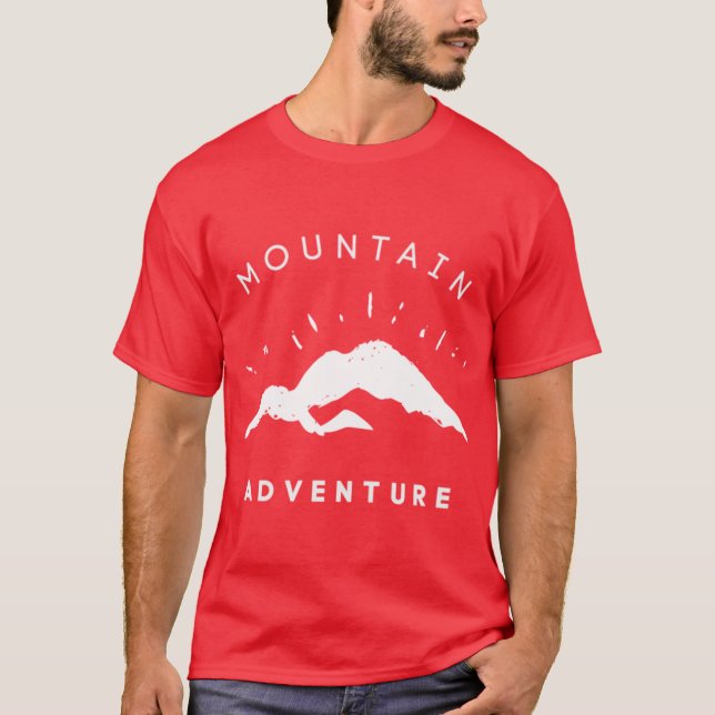 Mountain Adventure Outr Hiking Active friends T-Shirt (Front)