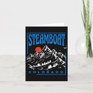 Mountain adventure steamboat springs colorado card