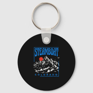 Mountain adventure steamboat springs colorado key ring