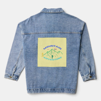 Mountain Adventure T-Shirt Denim Jacket
