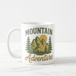 Mountain Adventure Vintage Hiking Outdoors Coffee Mug