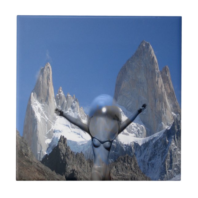 Mountain air ceramic tile (Front)