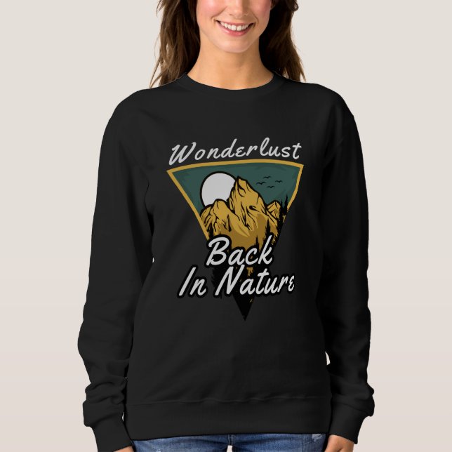Mountain and Forest Scene  35 Sweatshirt (Front)