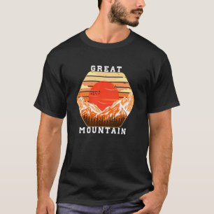Mountain and Forest Scene 50 T-Shirt