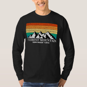 Mountain and Forest Scene Silhouette  172 T-Shirt