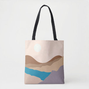 mountain art  tote bag