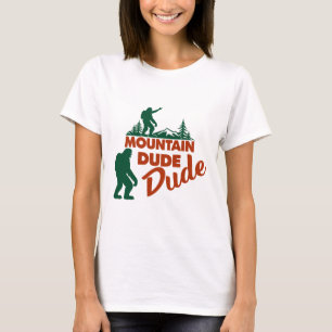 "Mountain Babe Bigfoot Hiking Tee – Funny Sasquatc