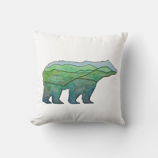 Mountain bear cushion (Front)