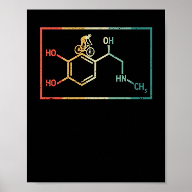 Mountain Bike Adrenaline Formula Downhill Biking M Poster (Front)