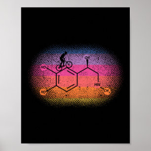 Mountain Bike Adrenaline Formula Downhill Biking M Poster