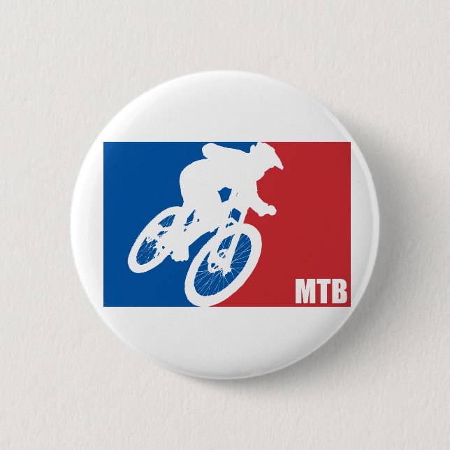 Mountain Bike All-Star 6 Cm Round Badge (Front)