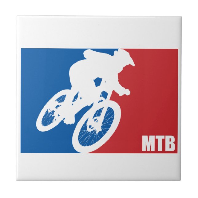 Mountain Bike All-Star Ceramic Tile (Front)