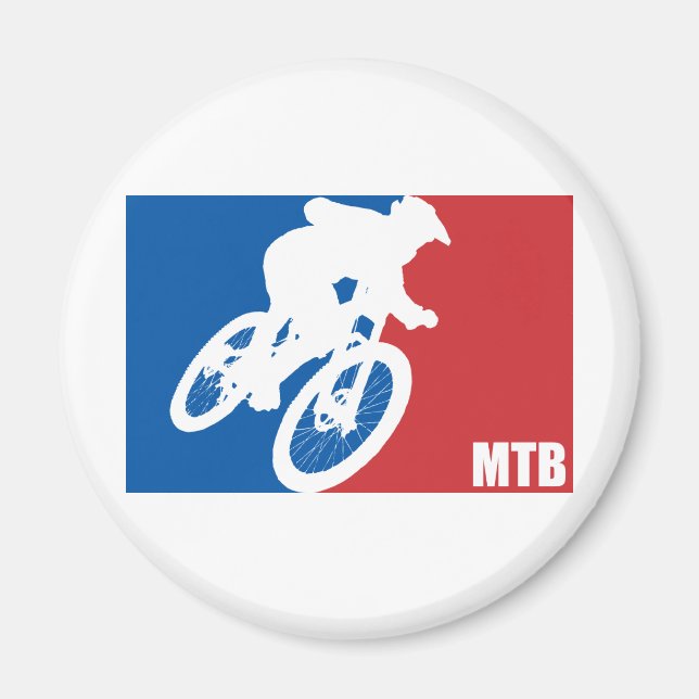 Mountain Bike All-Star Magnet (Front)