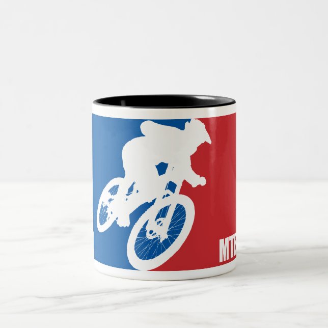 Mountain Bike All-Star Two-Tone Coffee Mug (Center)