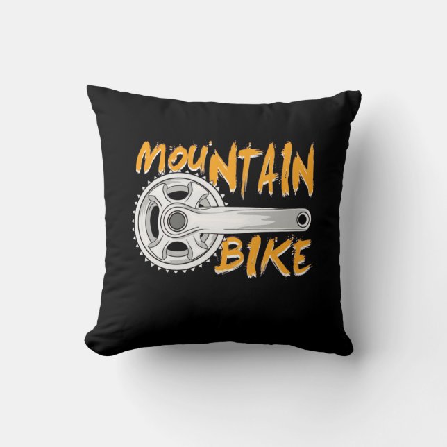 Mountain Bike Art Cushion (Front)
