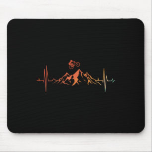 Mountain Bike Art For Men Women Downhill Mountain Mouse Pad